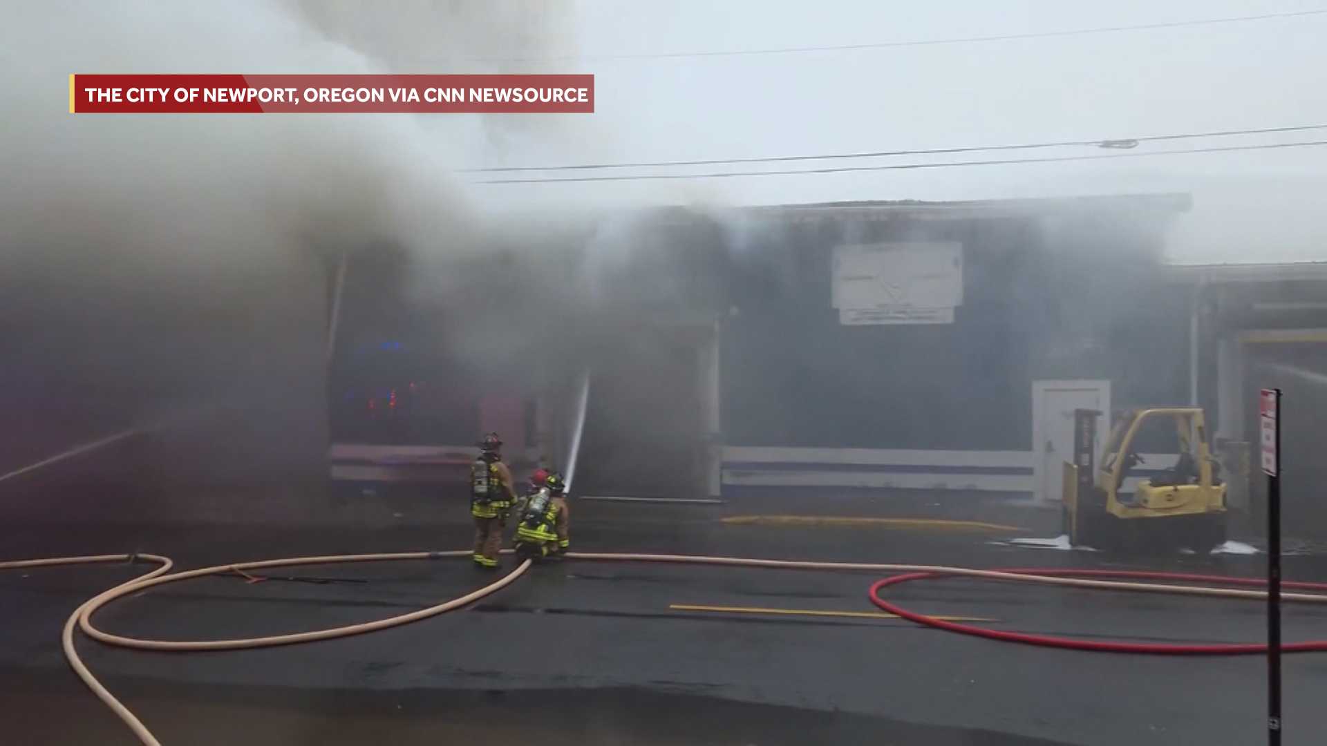 Possible ammonia contamination prompts evacuations after Oregon seafood plant fire, officials say — WESH 2 Orlando, Dublin Schools news